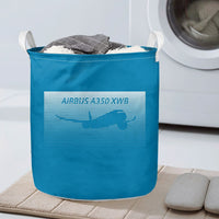 Thumbnail for Airbus A350XWB & Dots Designed Laundry Baskets