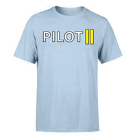 Thumbnail for Pilot & Stripes (2 Lines) Designed T-Shirts
