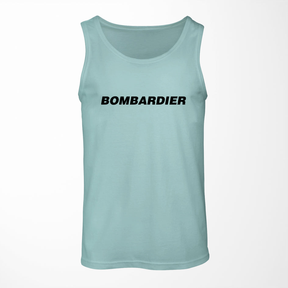 Bombardier & Text Designed Tank Tops