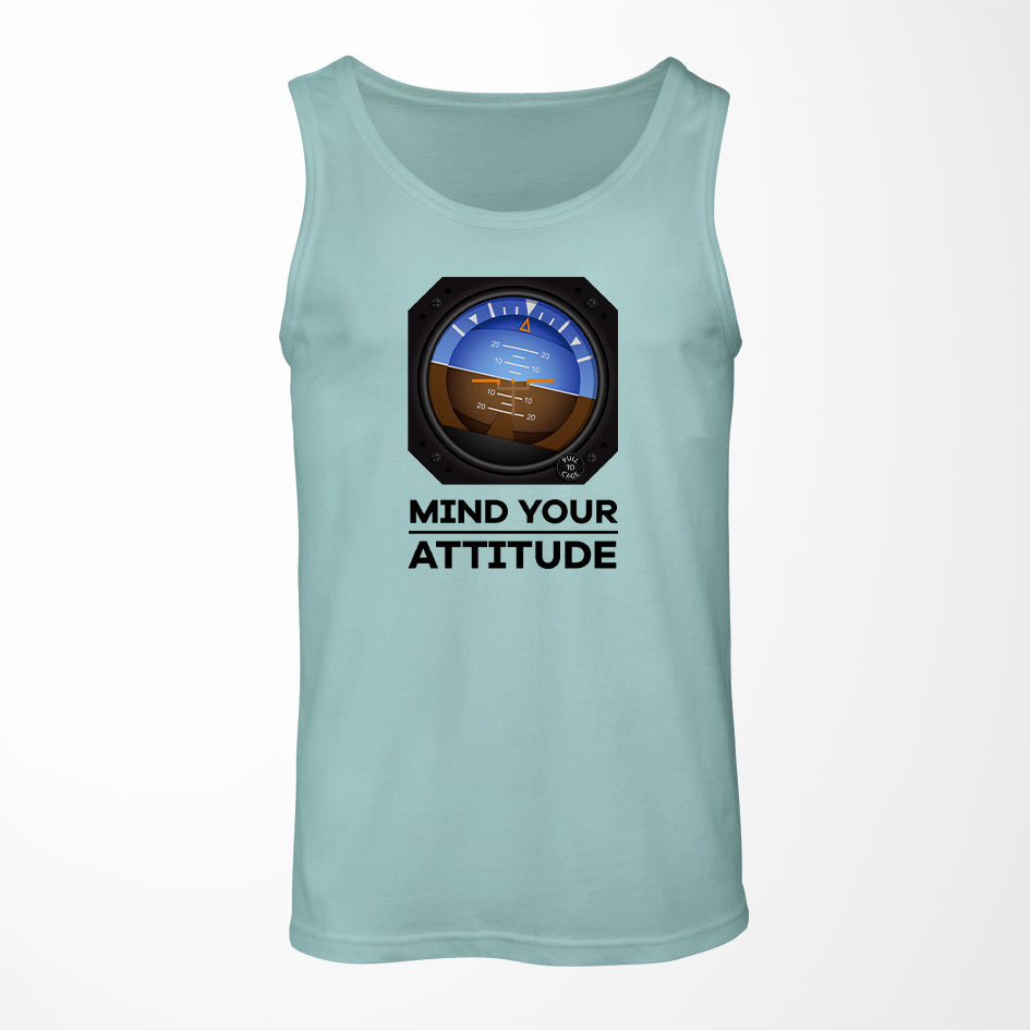 Mind Your Attitude Designed Tank Tops