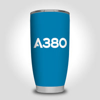 Thumbnail for A380 Flat Text Designed Tumbler Travel Mugs