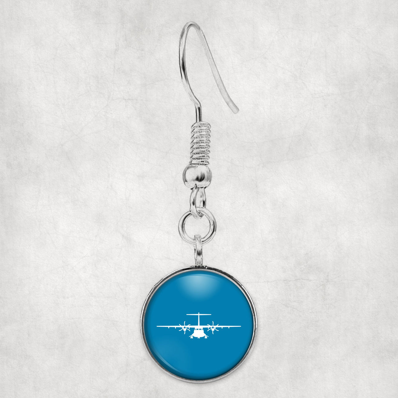 ATR-72 Silhouette Designed Earrings