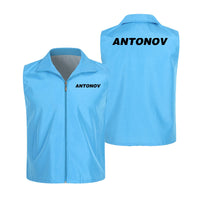 Thumbnail for Antonov & Text Designed Thin Style Vests