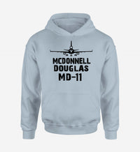 Thumbnail for McDonnell Douglas MD-11 & Plane Designed Hoodies