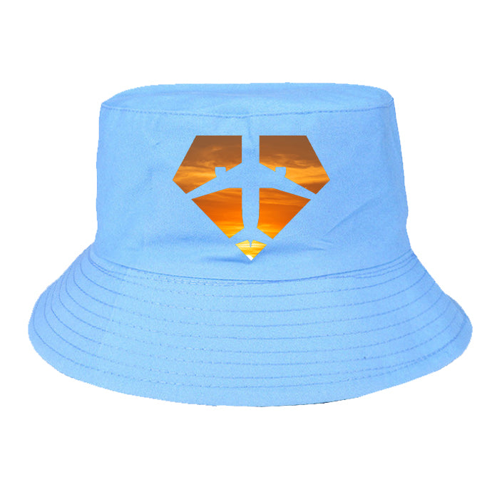 Supermen of The Skies (Sunset) Designed Summer & Stylish Hats
