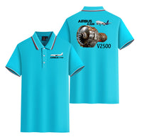 Thumbnail for Airbus A320 & V2500 Engine Designed Stylish Polo T-Shirts (Double-Side)