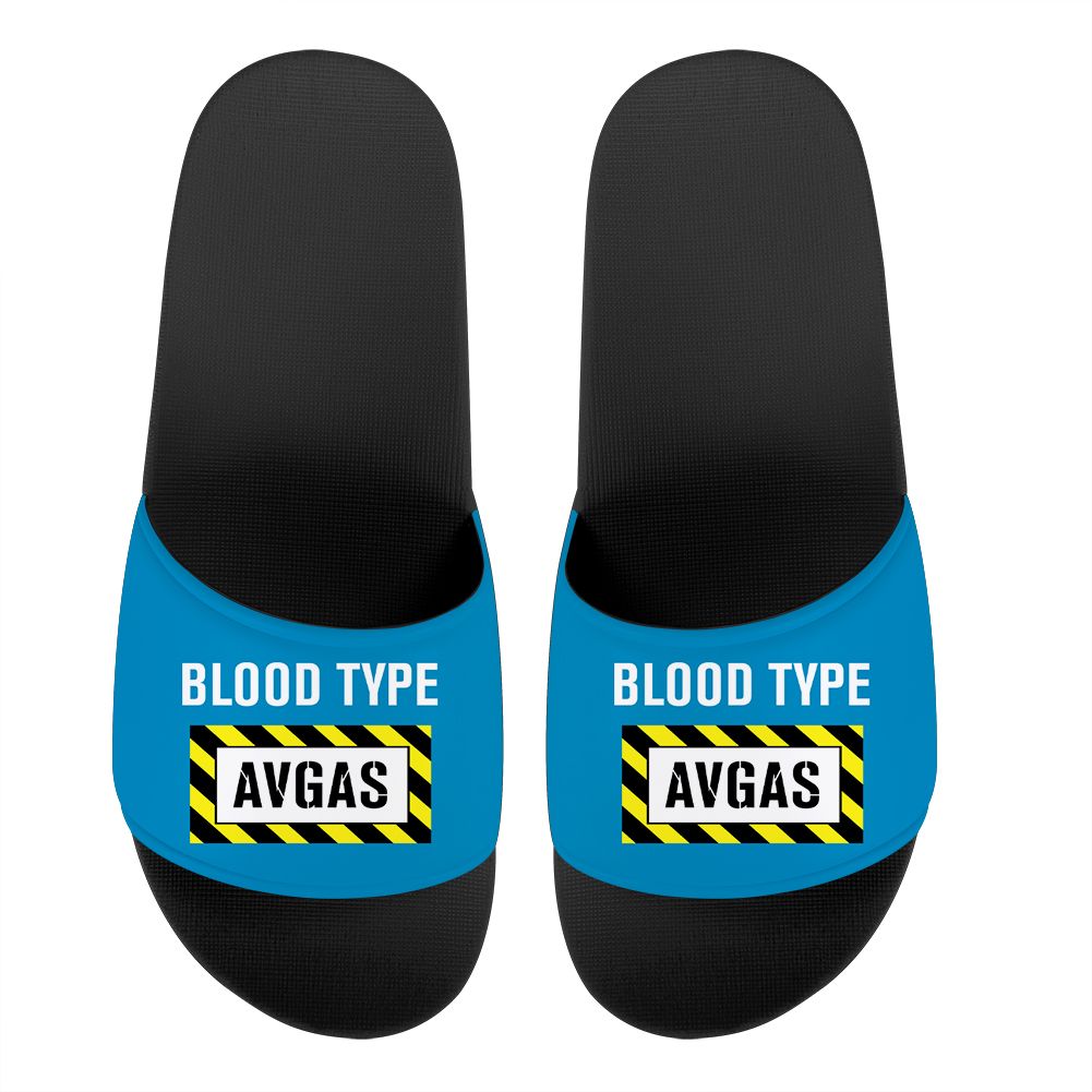 Blood Type AVGAS Designed Sport Slippers