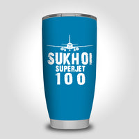 Thumbnail for Sukhoi Superjet 100 & Plane Designed Tumbler Travel Mugs