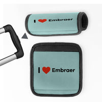 Thumbnail for I Love Embraer Designed Neoprene Luggage Handle Covers