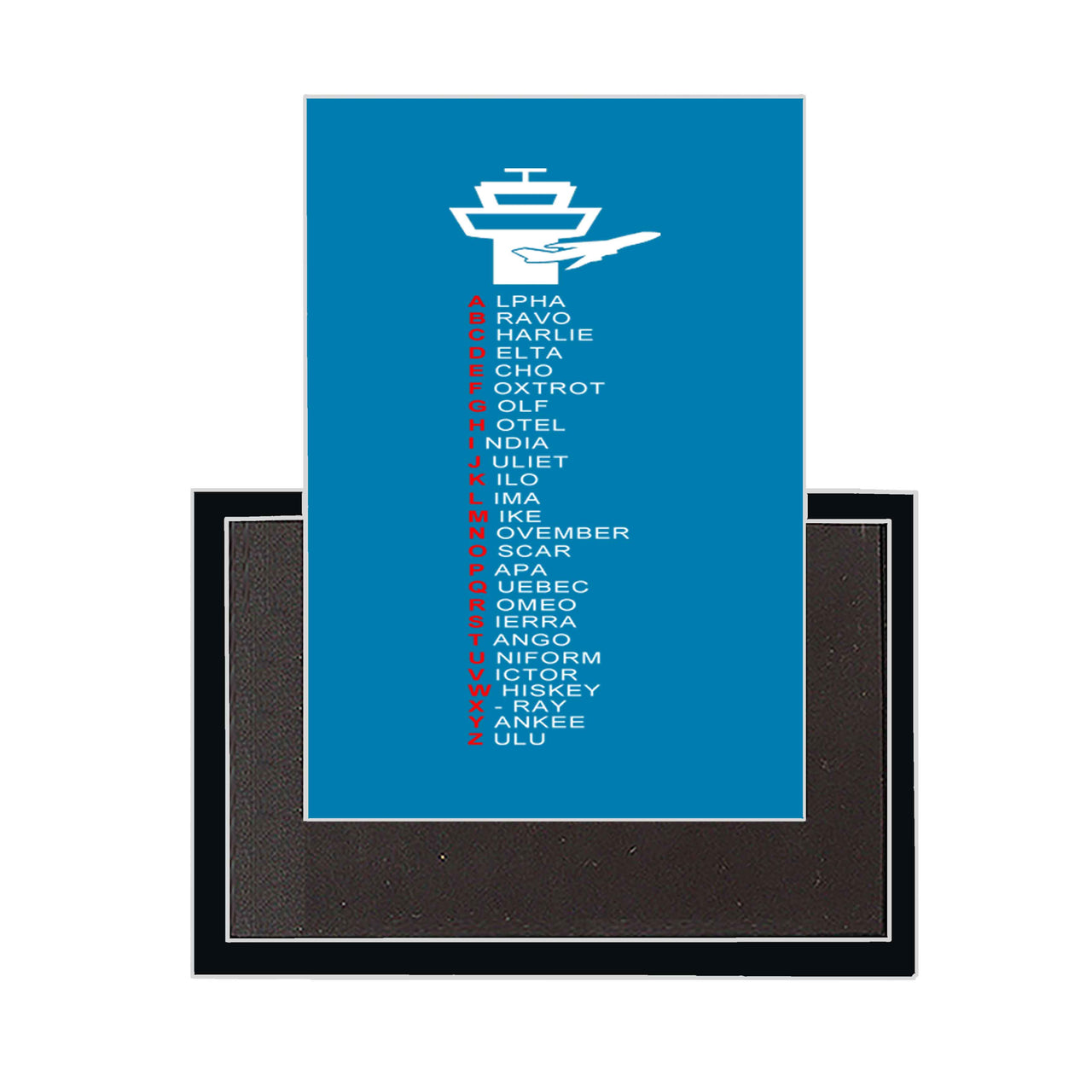 Aviation Alphabet Designed Magnets