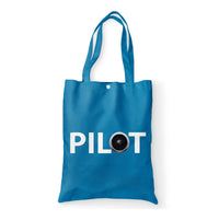 Thumbnail for Pilot & Jet Engine Designed Tote Bags