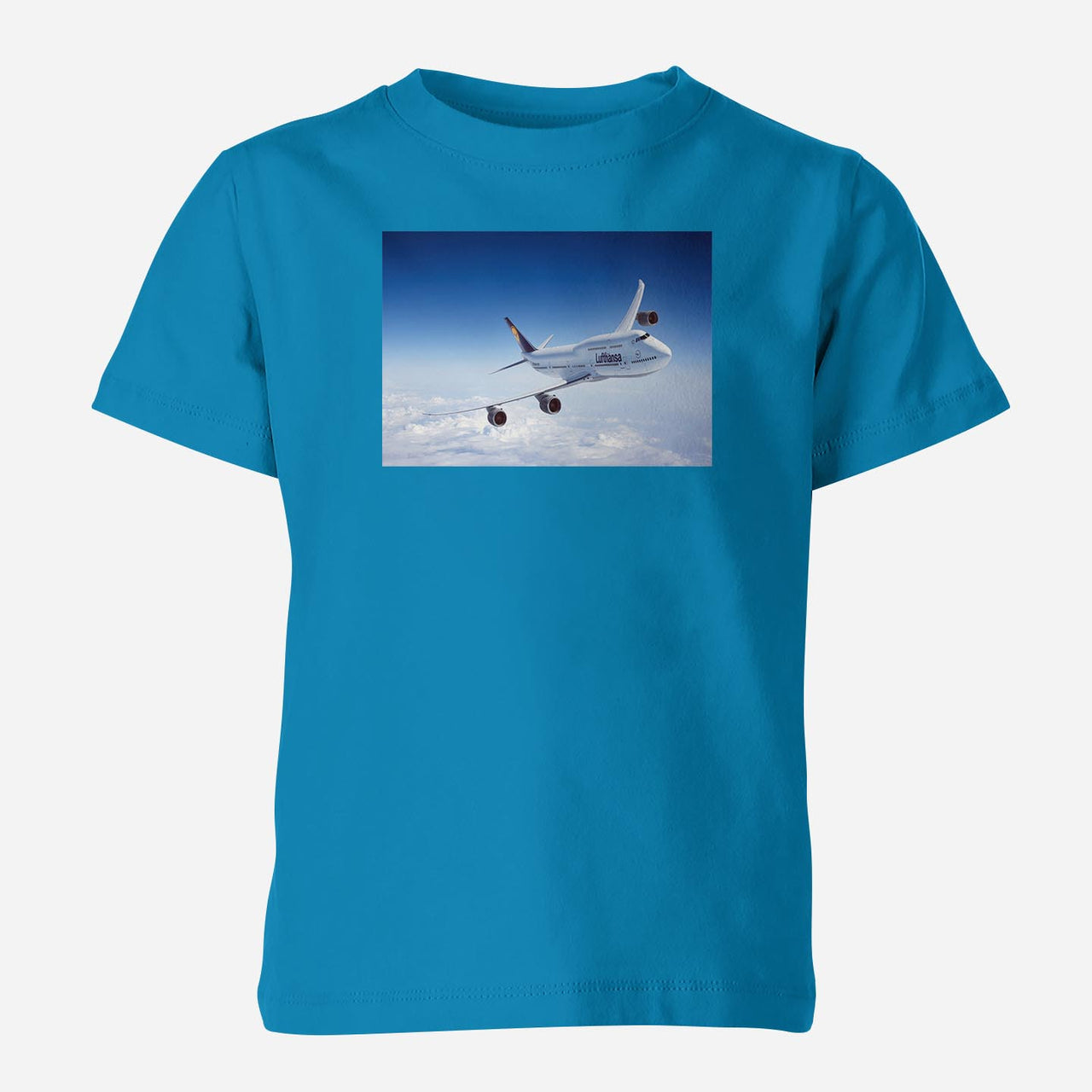 Cruising Lufthansa's Boeing 747 Designed Children T-Shirts