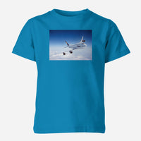 Thumbnail for Cruising Lufthansa's Boeing 747 Designed Children T-Shirts