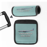 Thumbnail for The Antonov AN-225 Designed Neoprene Luggage Handle Covers