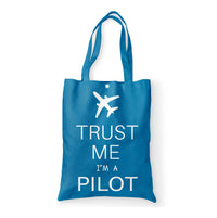 Thumbnail for Trust Me I'm a Pilot 2 Designed Tote Bags