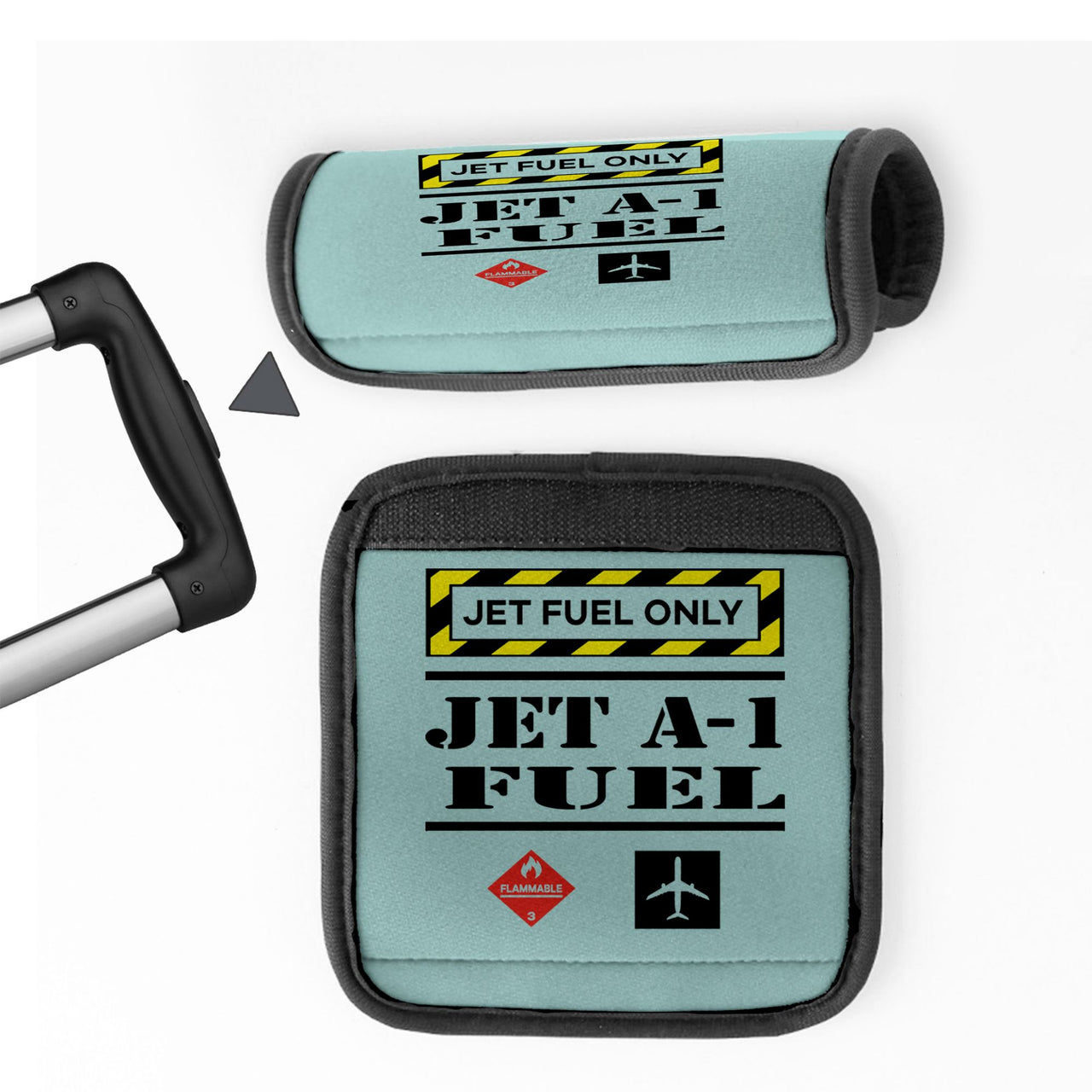 Jet Fuel Only Designed Neoprene Luggage Handle Covers
