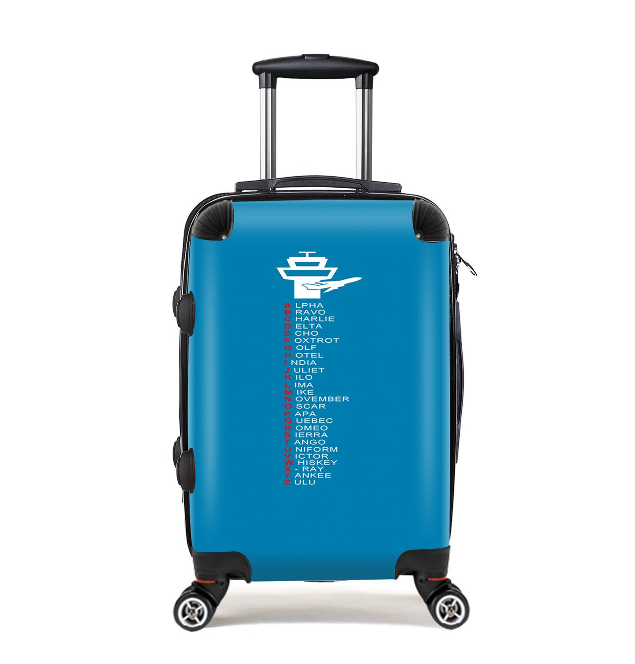Aviation Alphabet Designed Cabin Size Luggages