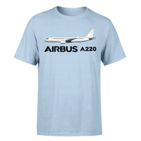 Thumbnail for The Airbus A220 Designed T-Shirts
