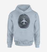 Thumbnail for Aviation Finger Print Designed Hoodies