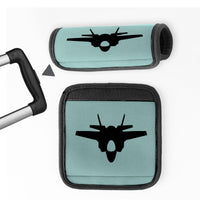 Thumbnail for Lockheed Martin F-35 Lightning II Silhouette Designed Neoprene Luggage Handle Covers