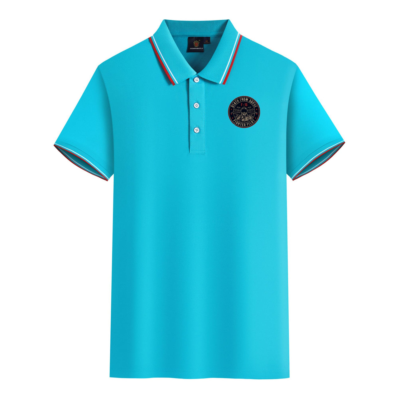 Fighter Jet 16 - Death From Above Designed Stylish Polo T-Shirts