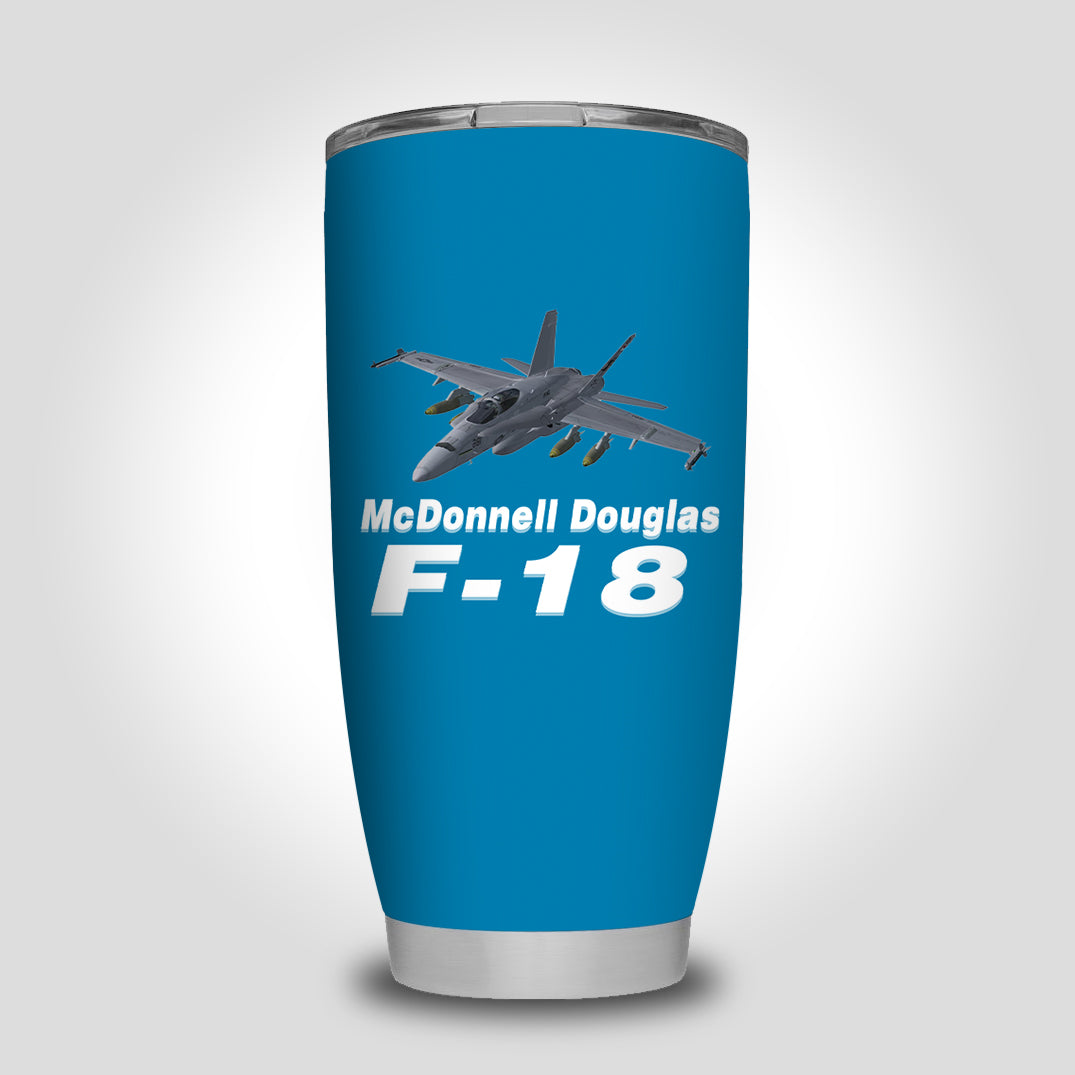 The McDonnell Douglas F18 Designed Tumbler Travel Mugs
