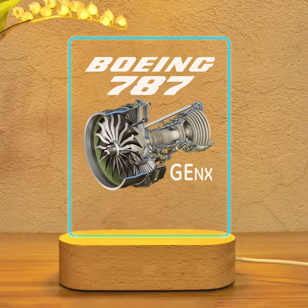 Boeing 787 & GENX Engine Designed Night Lamp