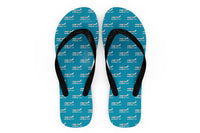 Thumbnail for The Airbus A220 Designed Slippers (Flip Flops)