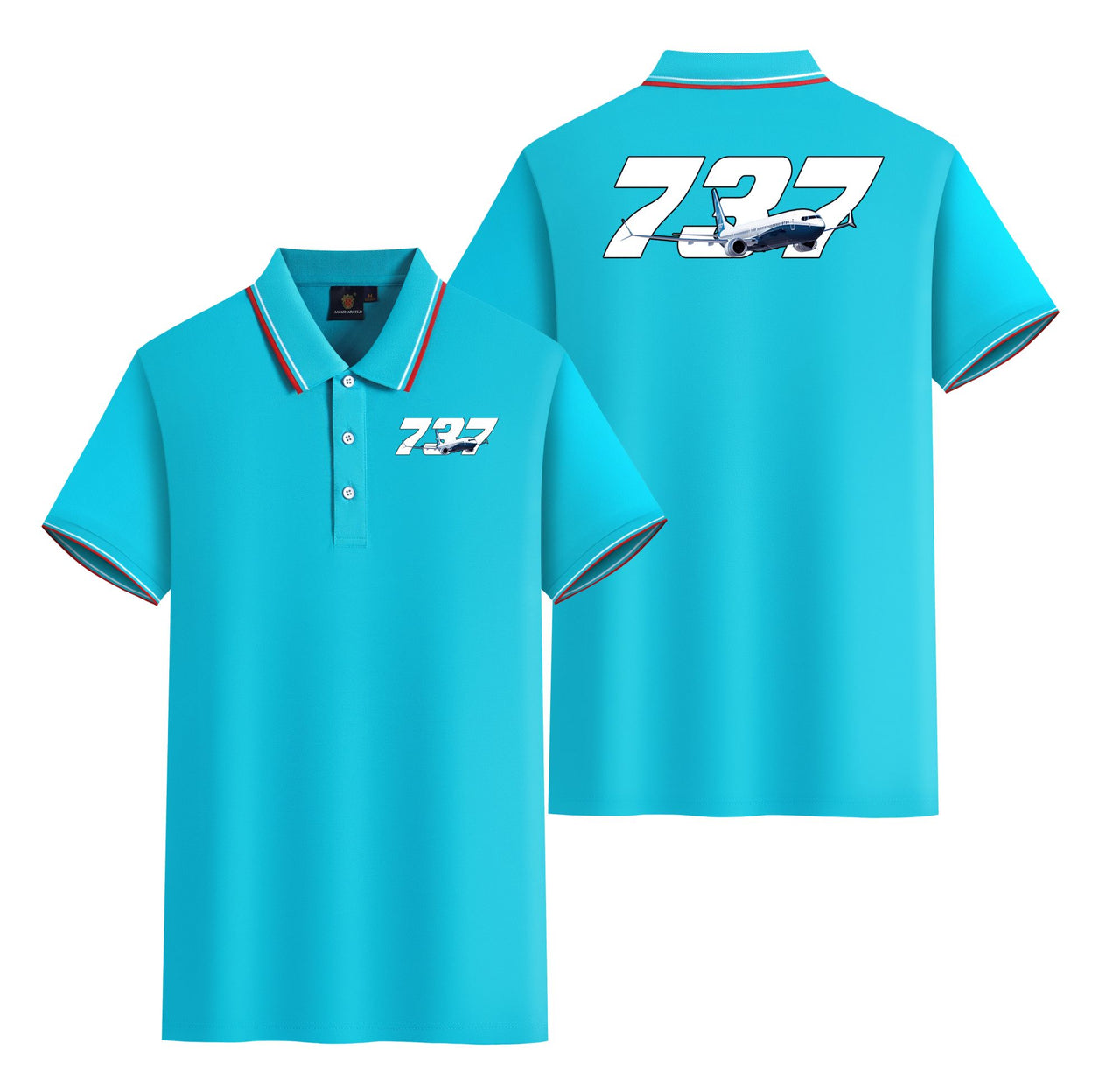 Super Boeing 737 Designed Stylish Polo T-Shirts (Double-Side)