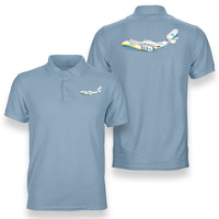 Thumbnail for RIP Antonov An-225 Designed Double Side Polo T-Shirts