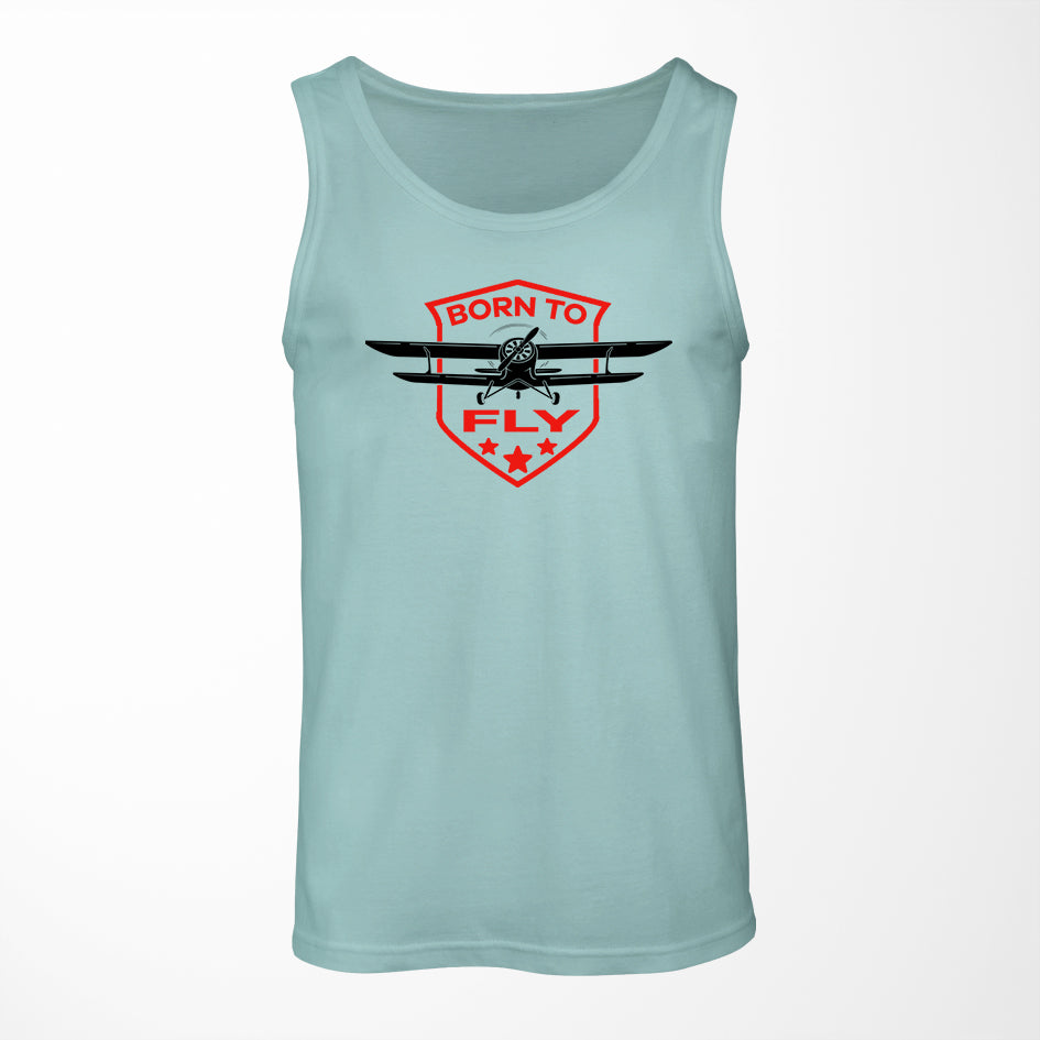 Born To Fly Designed Designed Tank Tops