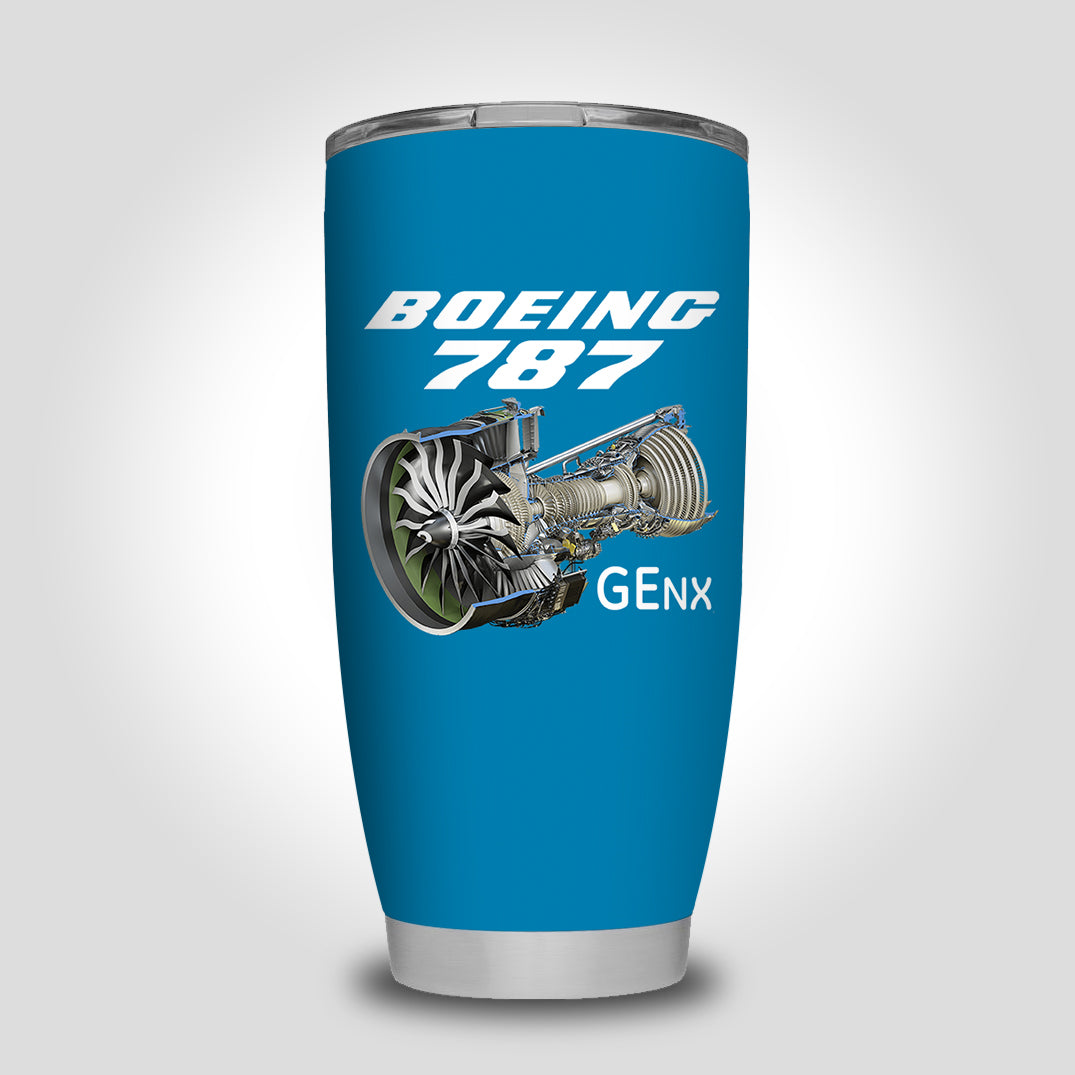 Boeing 787 & GENX Engine Designed Tumbler Travel Mugs