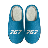 Thumbnail for 767 Flat Text Designed Cotton Slippers