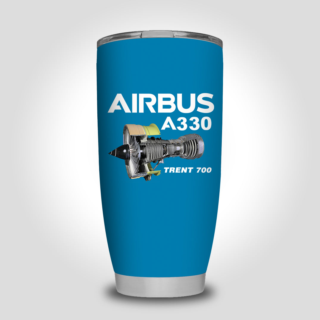 Airbus A330 & Trent 700 Engine Designed Tumbler Travel Mugs