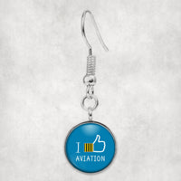 Thumbnail for I Like Aviation Designed Earrings