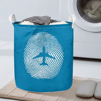 Thumbnail for Aviation Finger Print Designed Laundry Baskets