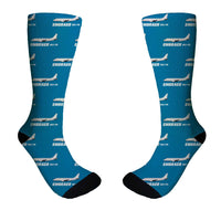 Thumbnail for The Embraer ERJ-175 Designed Socks