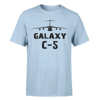 Thumbnail for Galaxy C-5 & Plane Designed T-Shirts