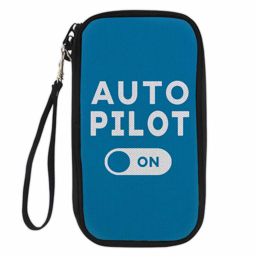 Auto Pilot ON Designed Travel Cases & Wallets