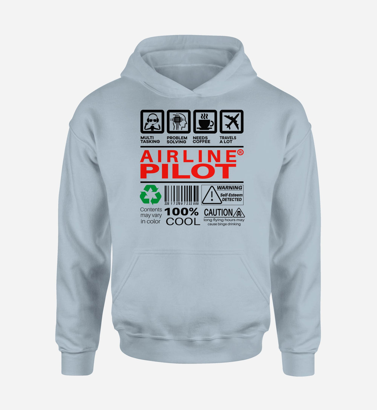 Airline Pilot Label Designed Hoodies