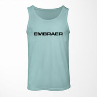 Thumbnail for Embraer & Text Designed Tank Tops