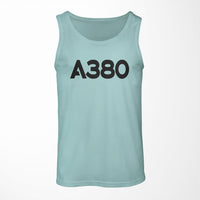 Thumbnail for A380 Flat Text Designed Tank Tops