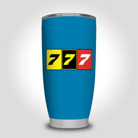 Thumbnail for Flat Colourful 777 Designed Tumbler Travel Mugs