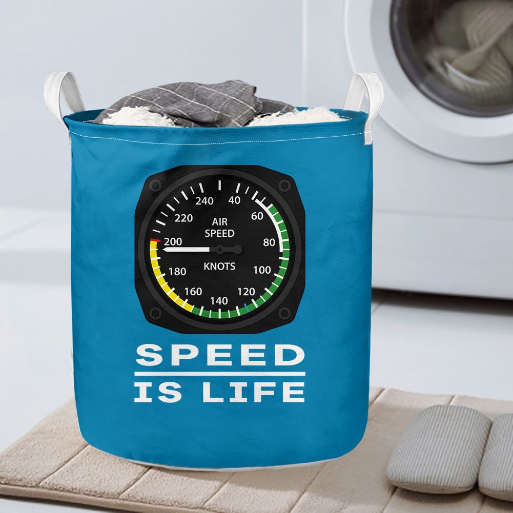 Speed Is Life Designed Laundry Baskets