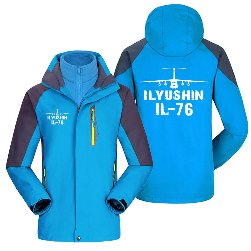 ILyushin IL-76 & Plane Designed Thick Skiing Jackets