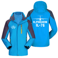 Thumbnail for ILyushin IL-76 & Plane Designed Thick Skiing Jackets