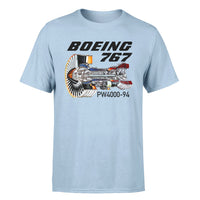 Thumbnail for Boeing 767 Engine (PW4000-94) Designed T-Shirts