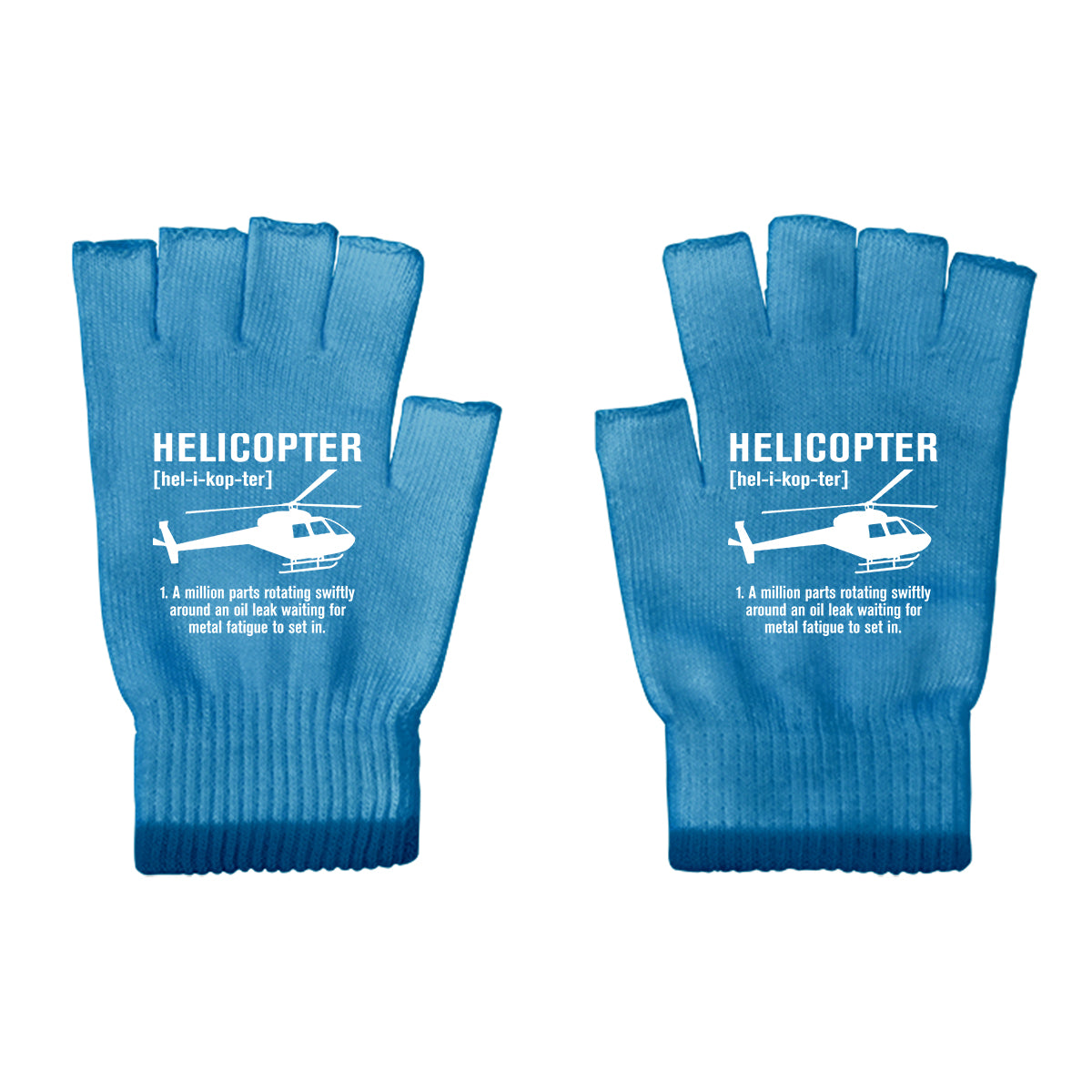 Helicopter [Noun] Designed Cut Gloves