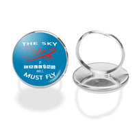 Thumbnail for The Sky is Calling and I Must Fly Designed Rings