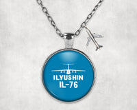 Thumbnail for ILyushin IL-76 & Plane Designed Necklaces